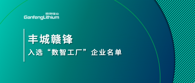 豐城贛鋒入選江西省2025年首批“數(shù)智工廠”示范企業(yè)